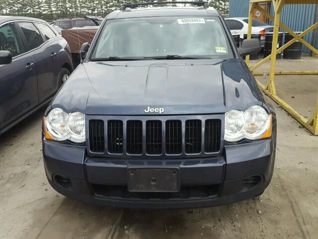 1J8GR48KX9C526142 - 2009 JEEP GRAND CHER BLUE photo 9