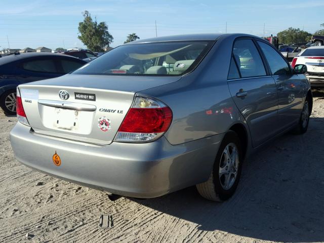 4T1BE30KX5U597005 - 2005 TOYOTA CAMRY LE 绿色 照片 4