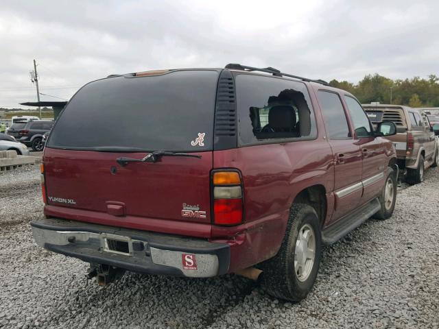 3GKEC16ZX5G222111 - 2005 GMC YUKON XL C RED photo 4