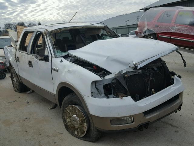 1FTPW14505FA11187 - 2005 FORD F150 SUPER WHITE photo 1