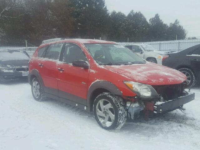 5Y2SL62894Z422839 - 2004 PONTIAC VIBE RED photo 1