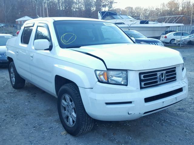 2HJYK16446H555515 - 2006 HONDA RIDGELINE WHITE photo 1