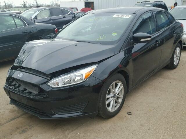 1FADP3F23FL346354 - 2015 FORD FOCUS SE BLACK photo 2