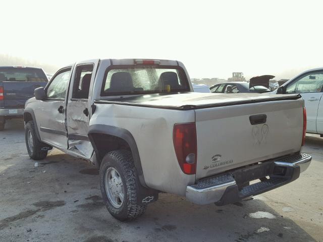 1GCDT138X68328374 - 2006 CHEVROLET COLORADO TAN photo 3