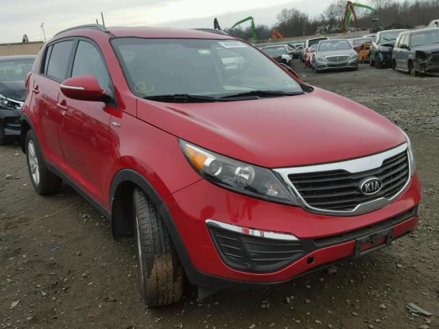 KNDPBCA29C7307480 - 2012 KIA SPORTAGE L RED photo 1