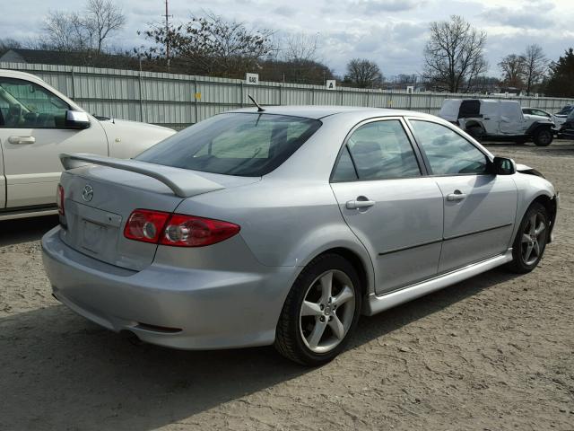 1YVFP80CX45N95246 - 2004 MAZDA 6 I SILVER photo 4