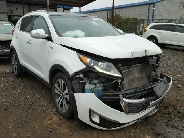 KNDPCCA28B7093609 - 2011 KIA SPORTAGE E WHITE photo 1