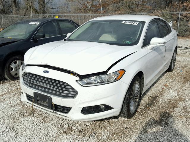 3FA6P0K90FR186493 - 2015 FORD FUSION TIT WHITE photo 2