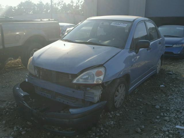 JS2RA62S075354318 - 2007 SUZUKI AERIO BLUE photo 2