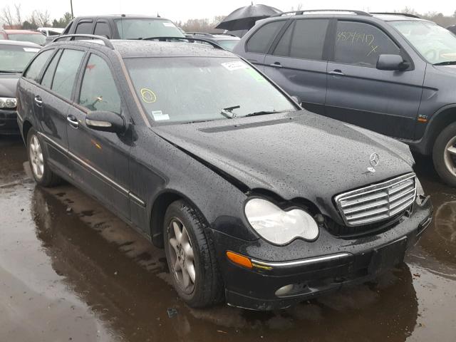 WDBRH84J03F382192 - 2003 MERCEDES-BENZ C 320 4MAT BLACK photo 1