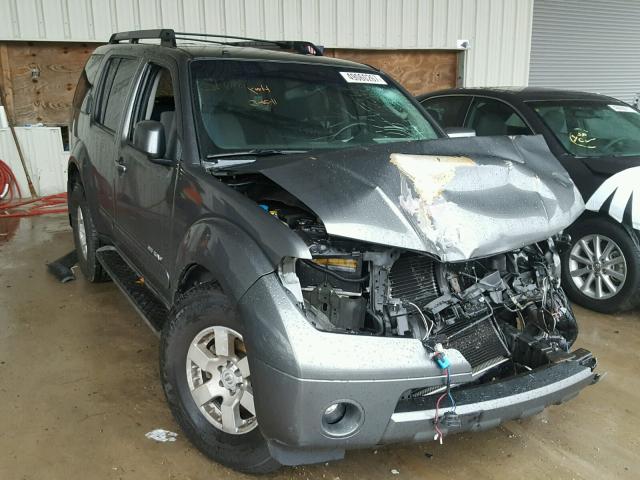 5N1AR18W95C712758 - 2005 NISSAN PATHFINDER GRAY photo 1