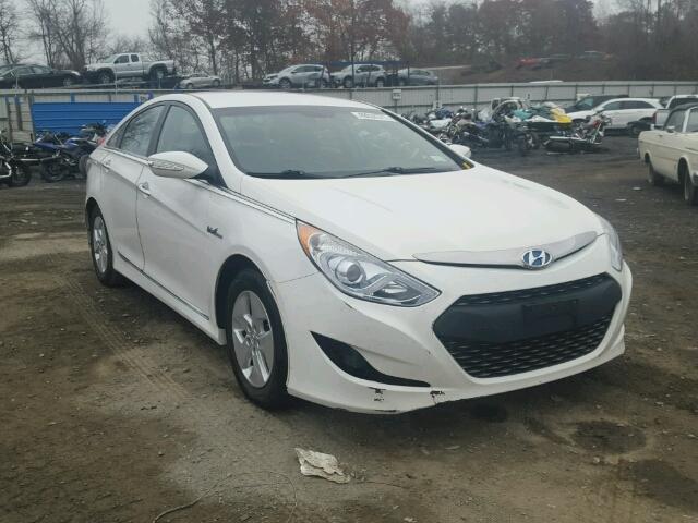 KMHEC4A45CA055916 - 2012 HYUNDAI SONATA HYB WHITE photo 1