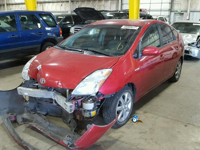 JTDKB20U787760317 - 2008 TOYOTA PRIUS RED photo 2