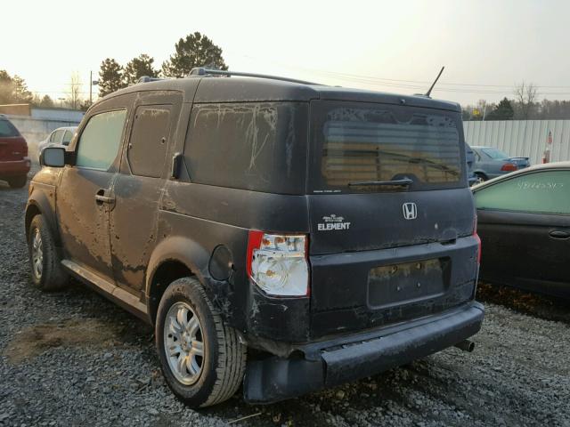 5J6YH28727L013716 - 2007 HONDA ELEMENT EX BLACK photo 3