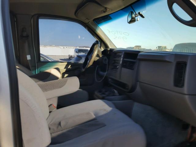 1GBFG15T251246892 - 2005 CHEVROLET EXPRESS G1 SILVER photo 5