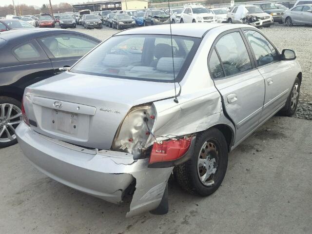 KMHDN46D66U298863 - 2006 HYUNDAI ELANTRA GL SILVER photo 4