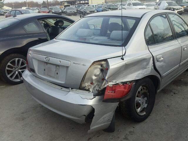 KMHDN46D66U298863 - 2006 HYUNDAI ELANTRA GL SILVER photo 9