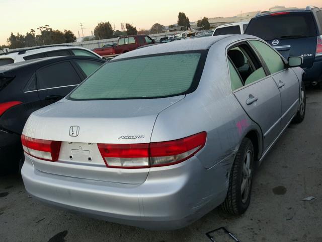 JHMCM567X4C015188 - 2004 HONDA ACCORD EX SILVER photo 4