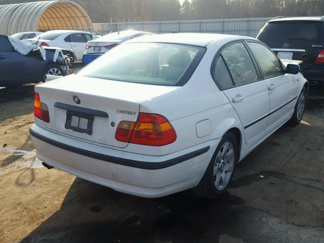 WBAEV33422KL76646 - 2002 BMW 325 I WHITE photo 4