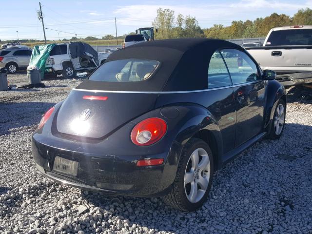 3VWRF31YX7M403161 - 2007 VOLKSWAGEN NEW BEETLE 黑色 照片 4