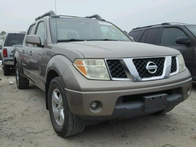 1N6AD09U87C429536 - 2007 NISSAN FRONTIER C GRAY photo 1