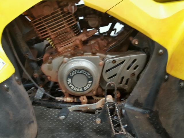 KM4AG42A831102025 - 2003 SUZUKI LT160 YELLOW photo 6