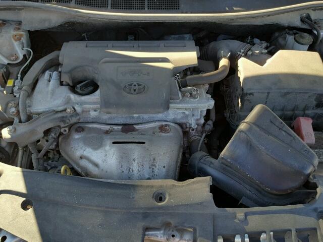 4T4BF1FK4CR252631 - 2012 TOYOTA CAMRY BASE ვერცხლისფერი ფოტო 7