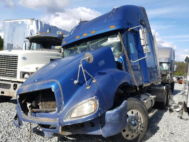 1FUJA6AV31LH08267 - 2001 FREIGHTLINER COLUMBIA C BLUE photo 2