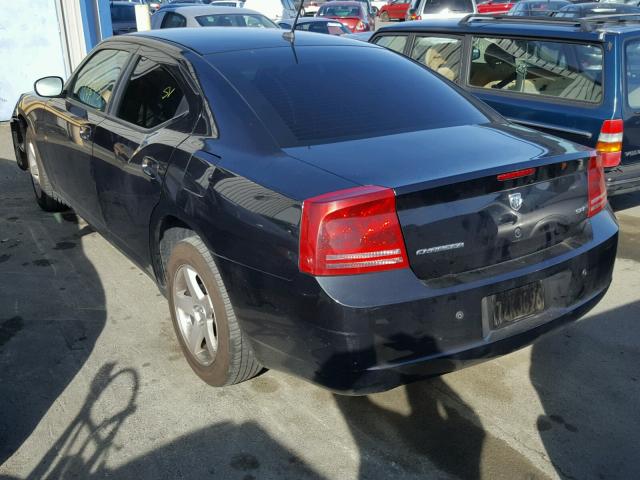 2B3KA33G18H171008 - 2008 DODGE CHARGER SX BLACK photo 3