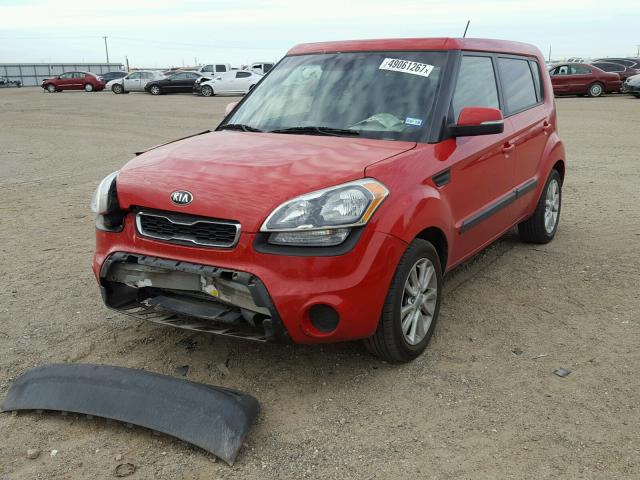 KNDJT2A69D7593641 - 2013 KIA SOUL + RED photo 2