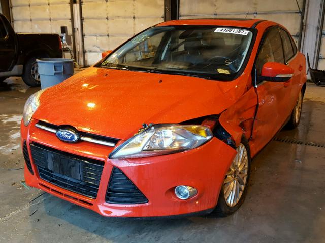 1FAHP3H26CL251510 - 2012 FORD FOCUS SEL RED photo 2