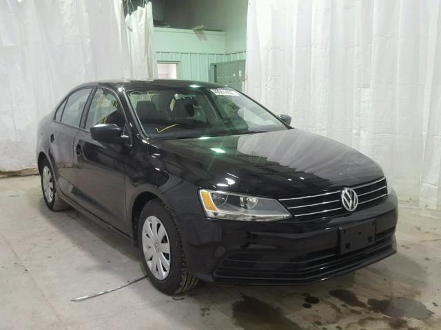 3VW2K7AJ9FM294486 - 2015 VOLKSWAGEN JETTA BASE BLACK photo 1