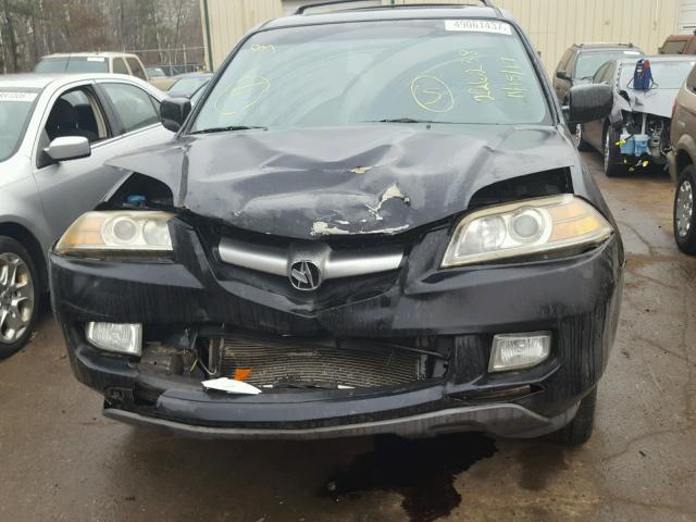 2HNYD18984H505523 - 2004 ACURA MDX TOURIN BLACK photo 9