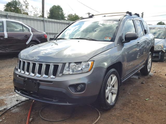 1J4NF1FB4BD259437 - 2011 JEEP COMPASS SP GRAY photo 2