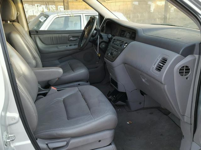 5FNRL18054B127455 - 2004 HONDA ODYSSEY EX SILVER photo 5