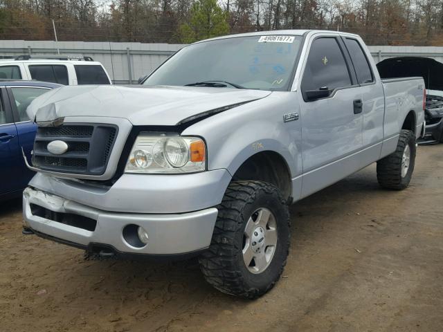 1FTRX14WX6FA24688 - 2006 FORD F150 SILVER photo 2