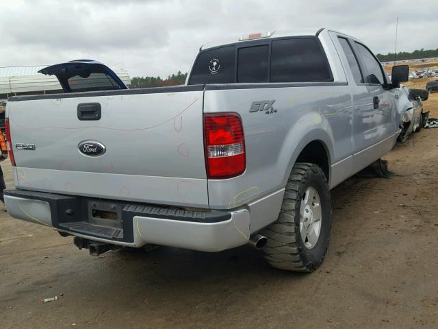 1FTRX14WX6FA24688 - 2006 FORD F150 SILVER photo 4