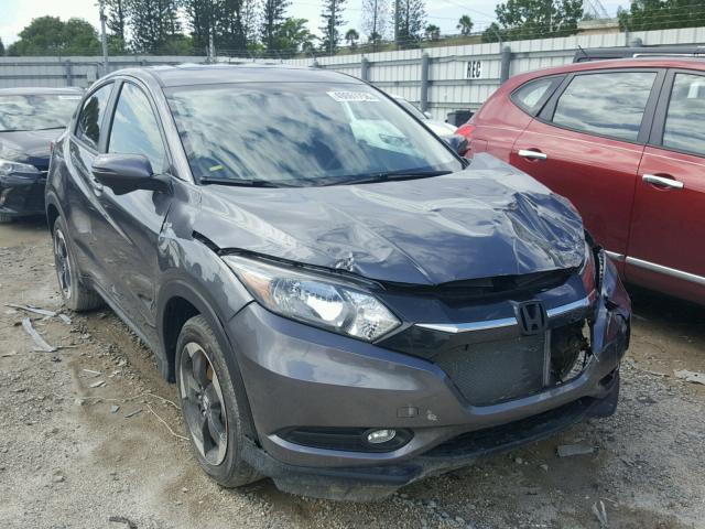 3CZRU5H59JM709463 - 2018 HONDA HR-V EX GRAY photo 1