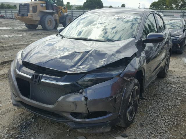 3CZRU5H59JM709463 - 2018 HONDA HR-V EX GRAY photo 2