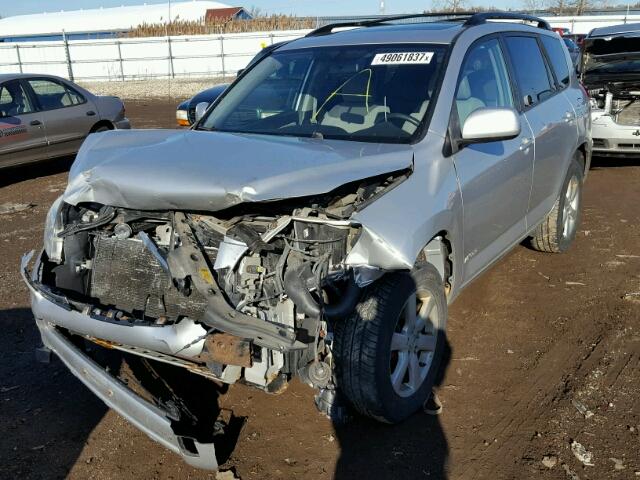 JTMBD31V976042392 - 2007 TOYOTA RAV4 LIMIT SILVER photo 2