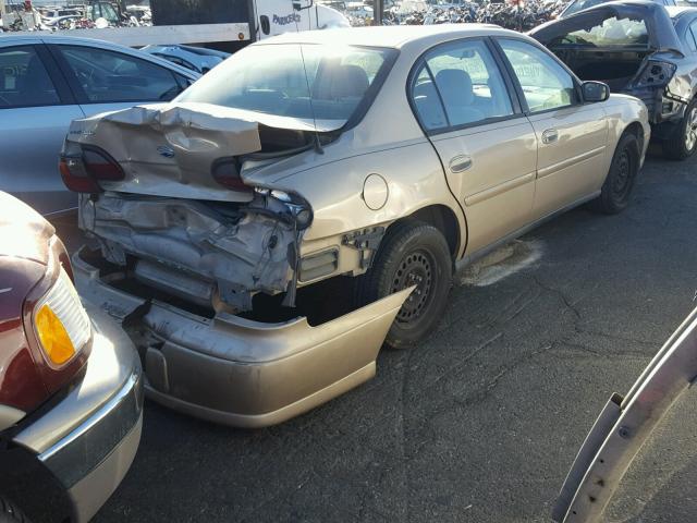 1G1ND52J516256204 - 2001 CHEVROLET MALIBU TAN photo 4