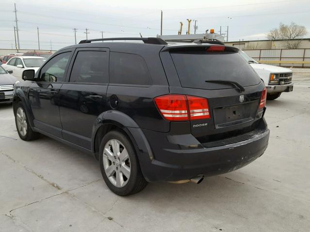 3D4PG5FV8AT135079 - 2010 DODGE JOURNEY SX BLACK photo 3