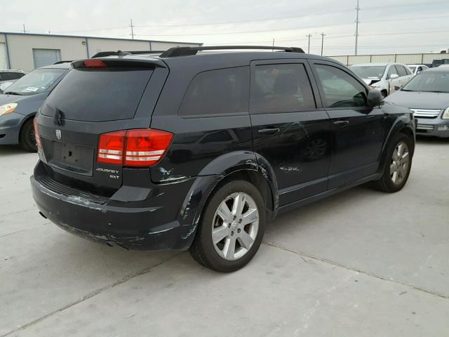 3D4PG5FV8AT135079 - 2010 DODGE JOURNEY SX BLACK photo 4