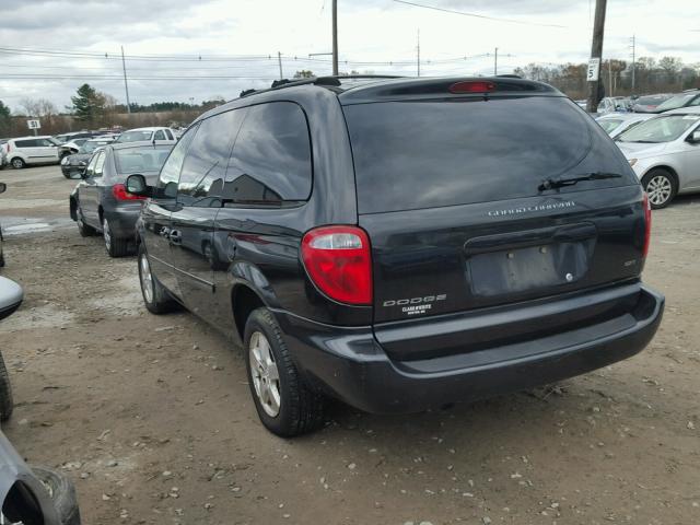 2D4GP44L17R257581 - 2007 DODGE GRAND CARA BLACK photo 3