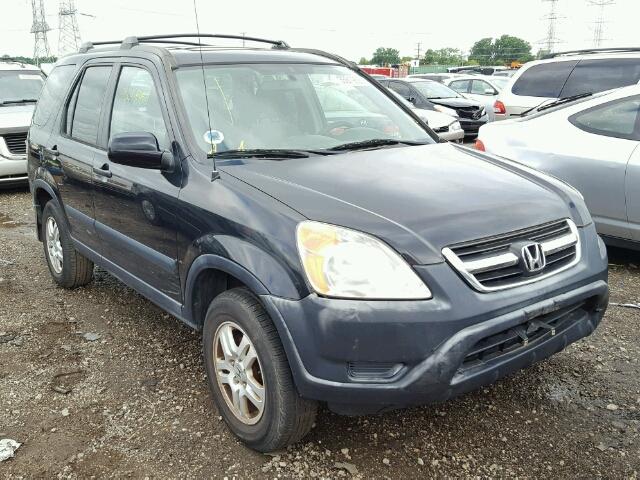 JHLRD78842C058888 - 2002 HONDA CR-V EX BLACK photo 1