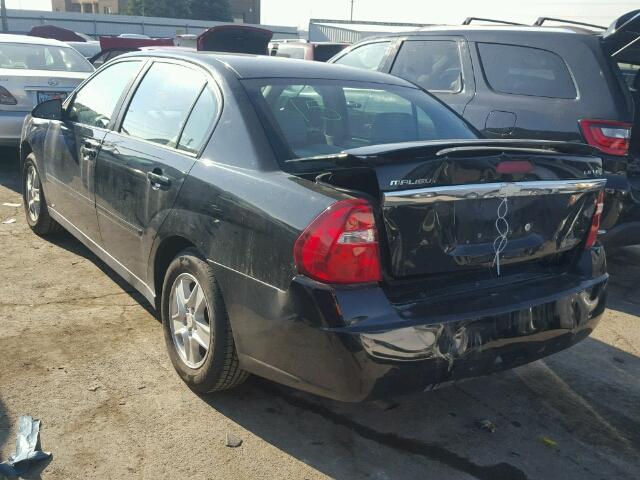 1G1ZT54884F224107 - 2004 CHEVROLET MALIBU LS BLACK photo 3