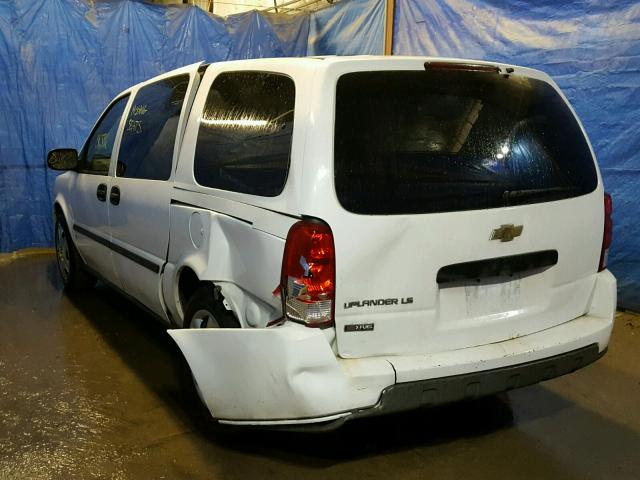 1GNDV23WX7D194240 - 2007 CHEVROLET UPLANDER L 白色 照片 3