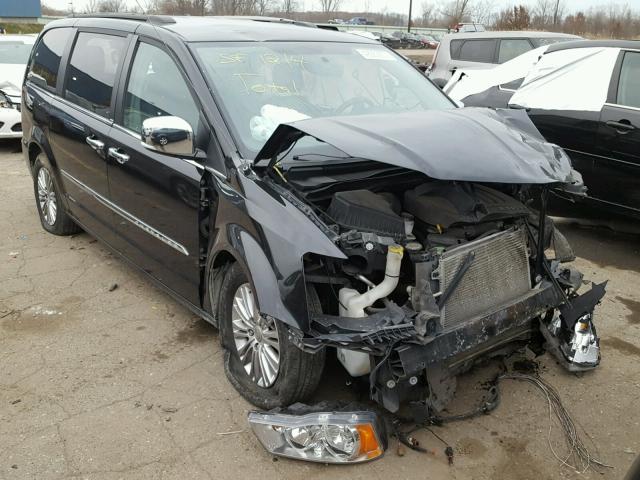 2C4RC1CGXDR634358 - 2013 CHRYSLER TOWN & COU BLACK photo 1