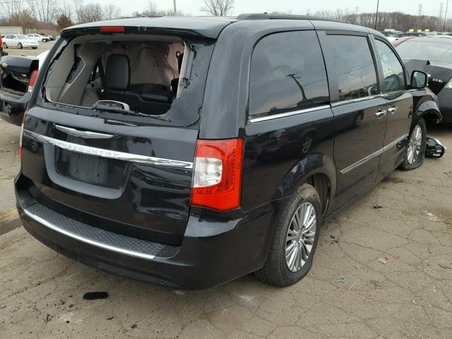 2C4RC1CGXDR634358 - 2013 CHRYSLER TOWN & COU BLACK photo 4