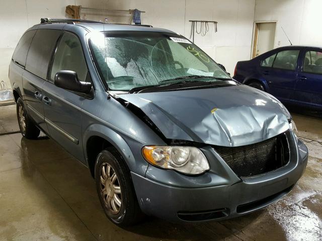 2A4GP54L27R259725 - 2007 CHRYSLER TOWN & COU BLUE photo 1